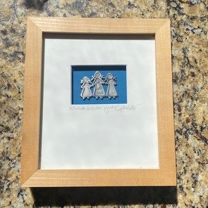 Gift for Sister A Tribute To Sisters by Cynthia Webb pewter mixed media 3D art